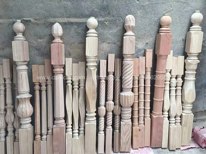 practical woodturning projects for handrail and staircase (4)